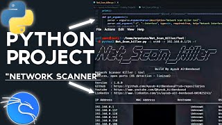 Python project : Creating Network Scanner Faster Than Netdiscover