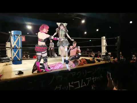 Pikarin Shiina @ GKPW Wrestling 崖女Festival! 2020 Summer DDT Gake No Fuchi Joshi  椎名ぴかりん