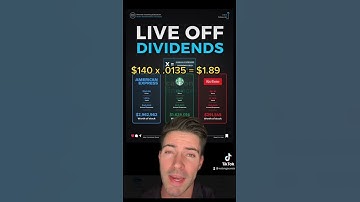 Living Off Dividends - $40,000 per year!! #dividendinvesting