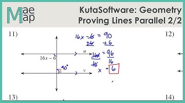 KutaSoftware: Geometry- Proving Lines Parallel Part 2