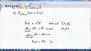Continuity Closed Interval