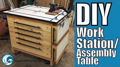 BEST DIY Assembly Table with Tons of Storage // How-To (Ep. 78)