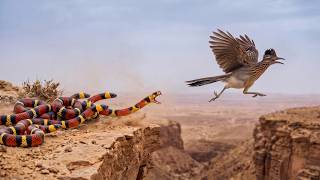 The Most Dangerous 4 Minutes of This roadrunner bird Life| Roadrunner
