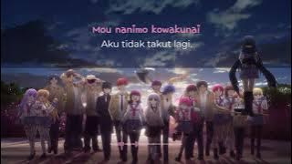 BRAVE SONG - by, Aoi Tada (FULLversion) Romaji & Indonesia | ALI