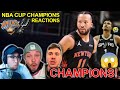 NBA fans react to the New York Knicks winning the NBA Cup vs the Spurs 🏆