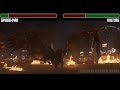 Spider-Man vs Vulture WITH HEALTHBARS | HD | Spider-Man Homecoming