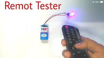 How To Make A Remote Tester.|DIY IR Remot Tester|.