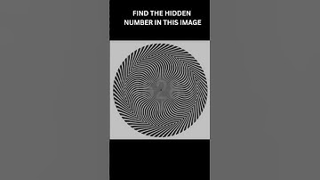 FIND THE HIDDEN NUMBER #illusion #illustration #numbers #eyes #eyetest #shorts #viralshorts