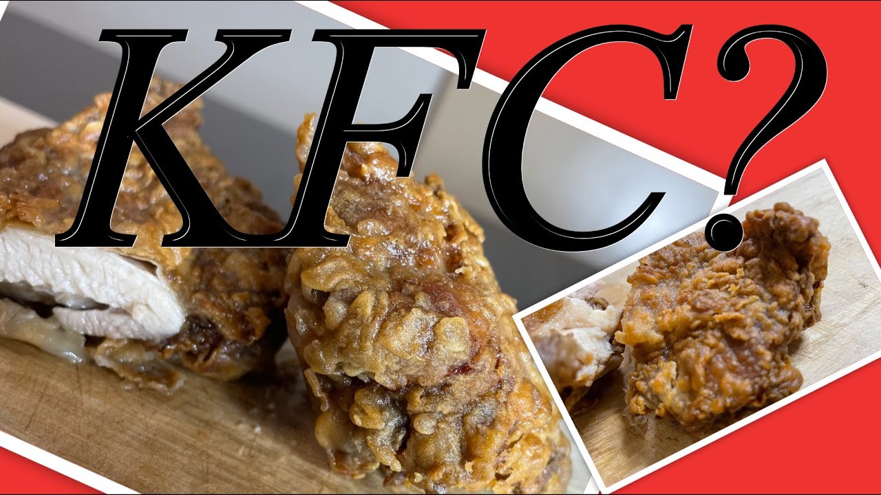 Fried chicken, just like KFC, is super easy to make at home. Be careful