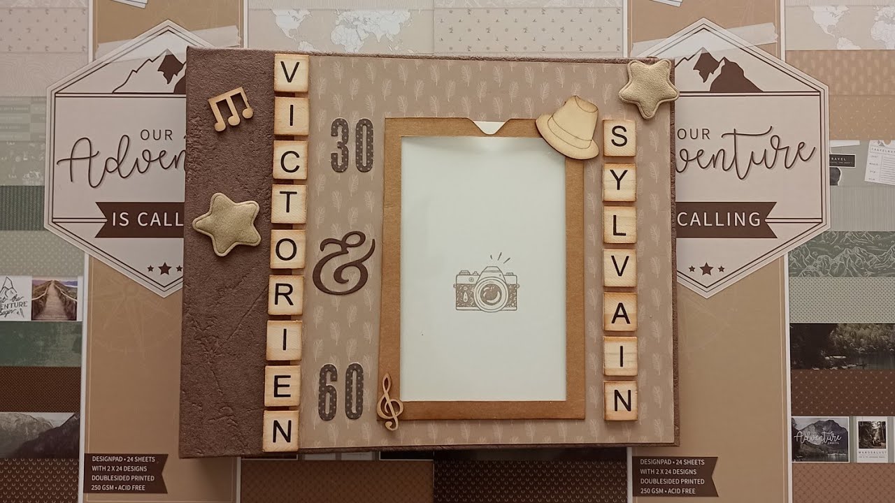 Box mini album anniversaire - Kit Débutant Scrapbooking