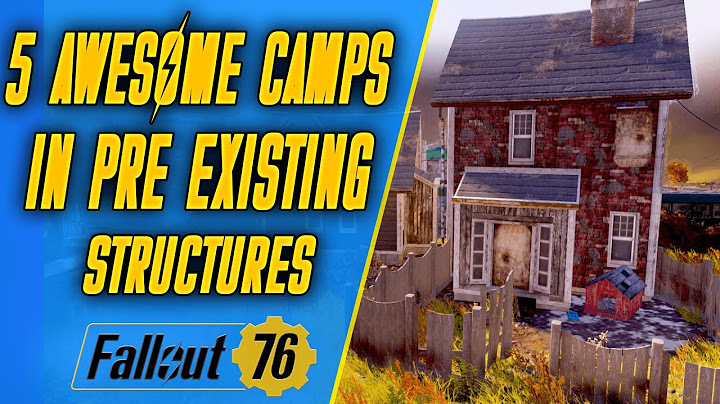 5 Top Builds! | Fallout 76 Pre Existing Structures Camp