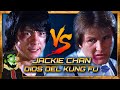 Resumen de JACKIE CHAN vs CAMPEÓN MUNDIAL de KICKBOXING (Wheels on Meals)