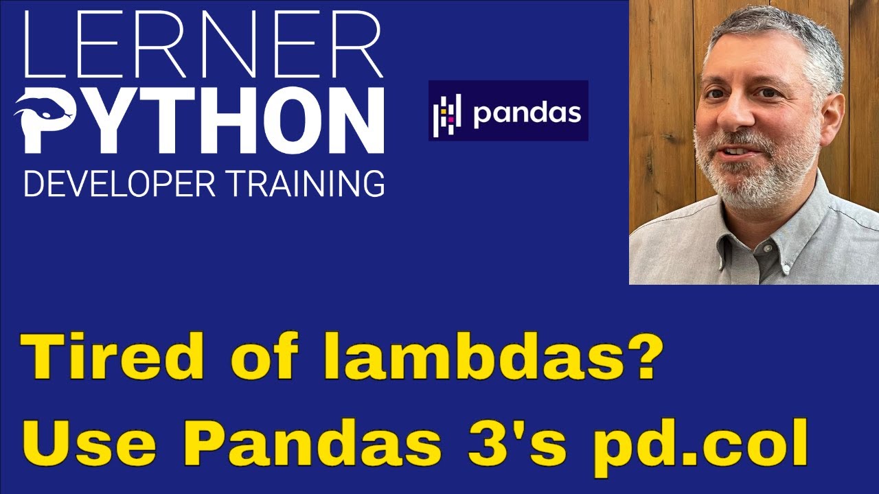 Более чистые запросы Pandas с использованием pd.col — Новое в Pandas 3