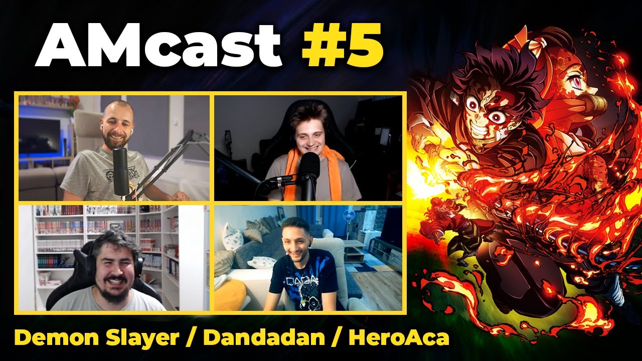 AMcast #5 | Je Demon Slayer tak špatný? Druhý One Piece obsazuje, anime Pán prstenů a konec HeroAca!