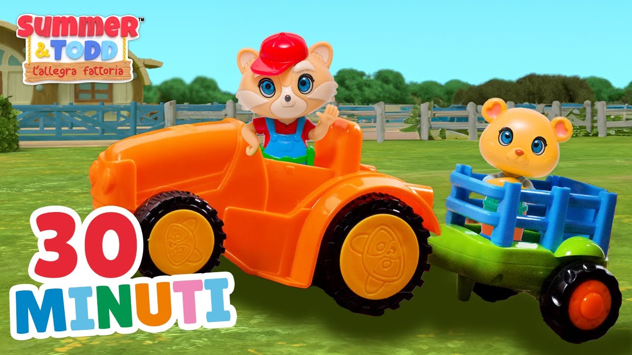 Summer & Todd | Trattori a lavoro | TUTTI i trattori della Fattoria | Episodi Completi e Toy Story