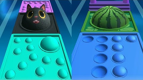 Pop It Step! very Satisfying and Relaxing ASMR Slicing game