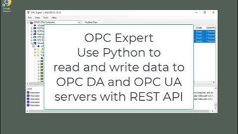 OPC Expert read and write using REST API and Python