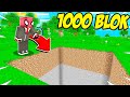 DÜNYANIN EN GÜÇLÜ KAZMASI! ⛏️ (1000 BLOK) - Minecraft