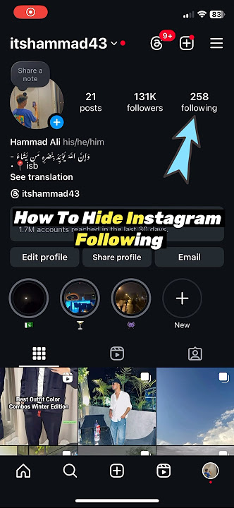 How To Hide Instagram Following List!