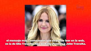 Ella Travolta dedicó conmovedor mensaje a su madre, Kelly Preston tras perder lucha contra cáncer