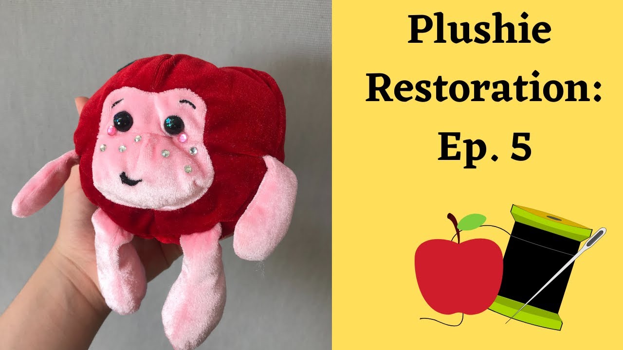 Plushie Makeover Stuffed Animal Restoration Ep. 5 Kawaii Apple YouTube