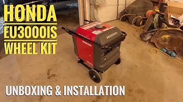 Honda EU3000iS 2 Wheel Kit Installation And Unboxing! Is It Worth The Cost?