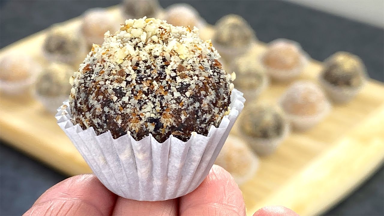 Всего 5 минут. Праздничное угощение, тающее во рту! БЕЗ ДОБАВЛЕННОГО САХАРА. Делаю каждую неделю!