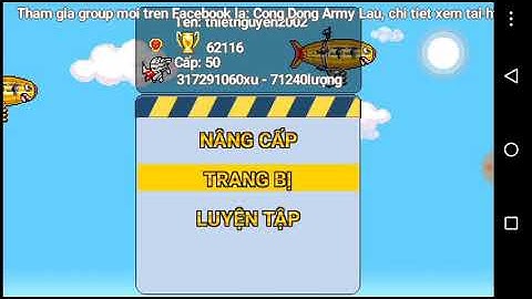 Hack army lậu và cách lên lv 50nhanh nhất