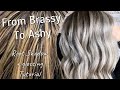 From BRASSY To ASHY | Root Shadow + Glossing TUTORIAL