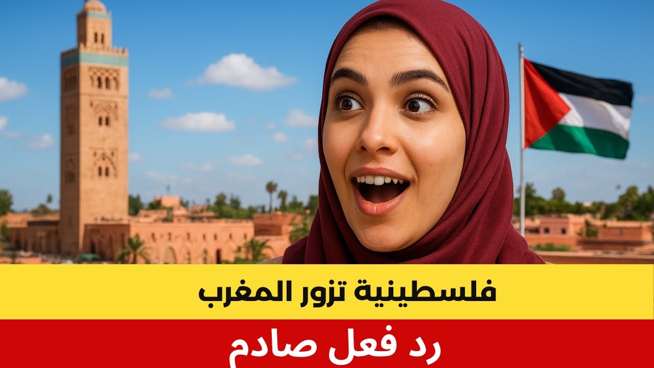 رد فعل فلسطينية بعدما زارت المغرب لأول مرة 🔥