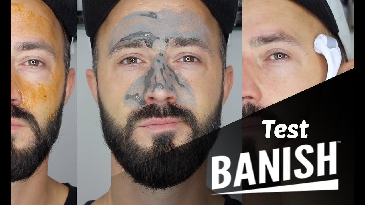 Test banish nettoyage de peau