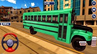 City School Bus Driver Simulator 2019：Students Transporter Games - Android Gameplay screenshot 1
