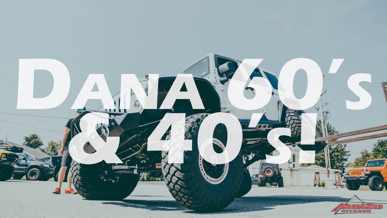 Мы поставили Jeep JKU на однотонные оси Dana 60 и 40-дюймовые шины!