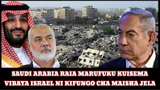 SAUDI ARABIA IMEPIGA MARUFUKU RAIA WAKE KUIKOSOA ISRAEL WALA NETANYAHU