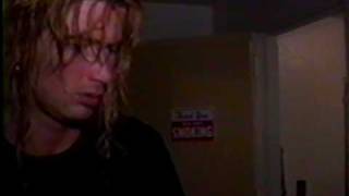 Megadeth - dressing room footage after the show, Ventura, 1990