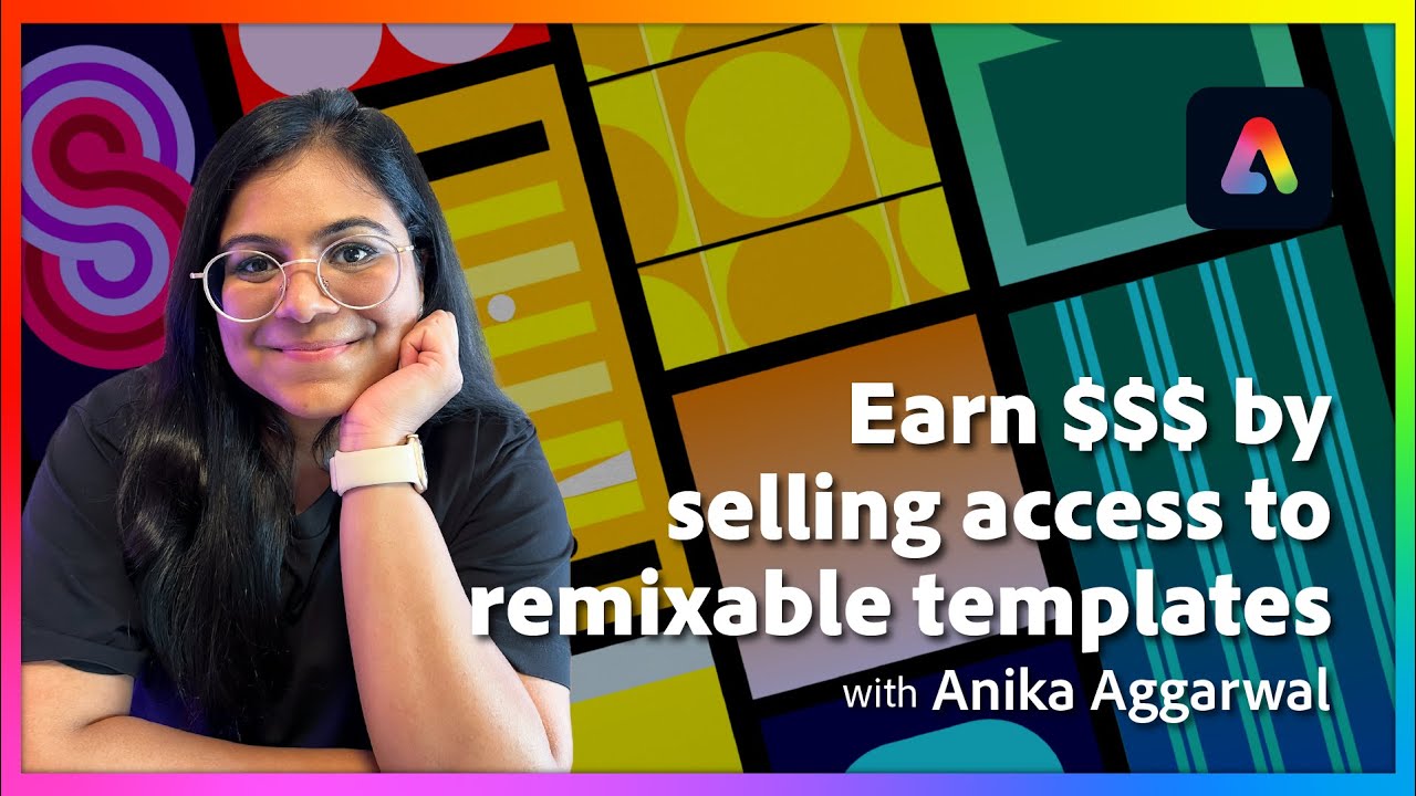 Remixable Earn 💰💰selling access to remixable Adobe Express templates - YouTube