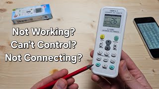 FIXED - Universal AC Remote Not Working , Can't Connect, Can't Control or Some Functions not Working