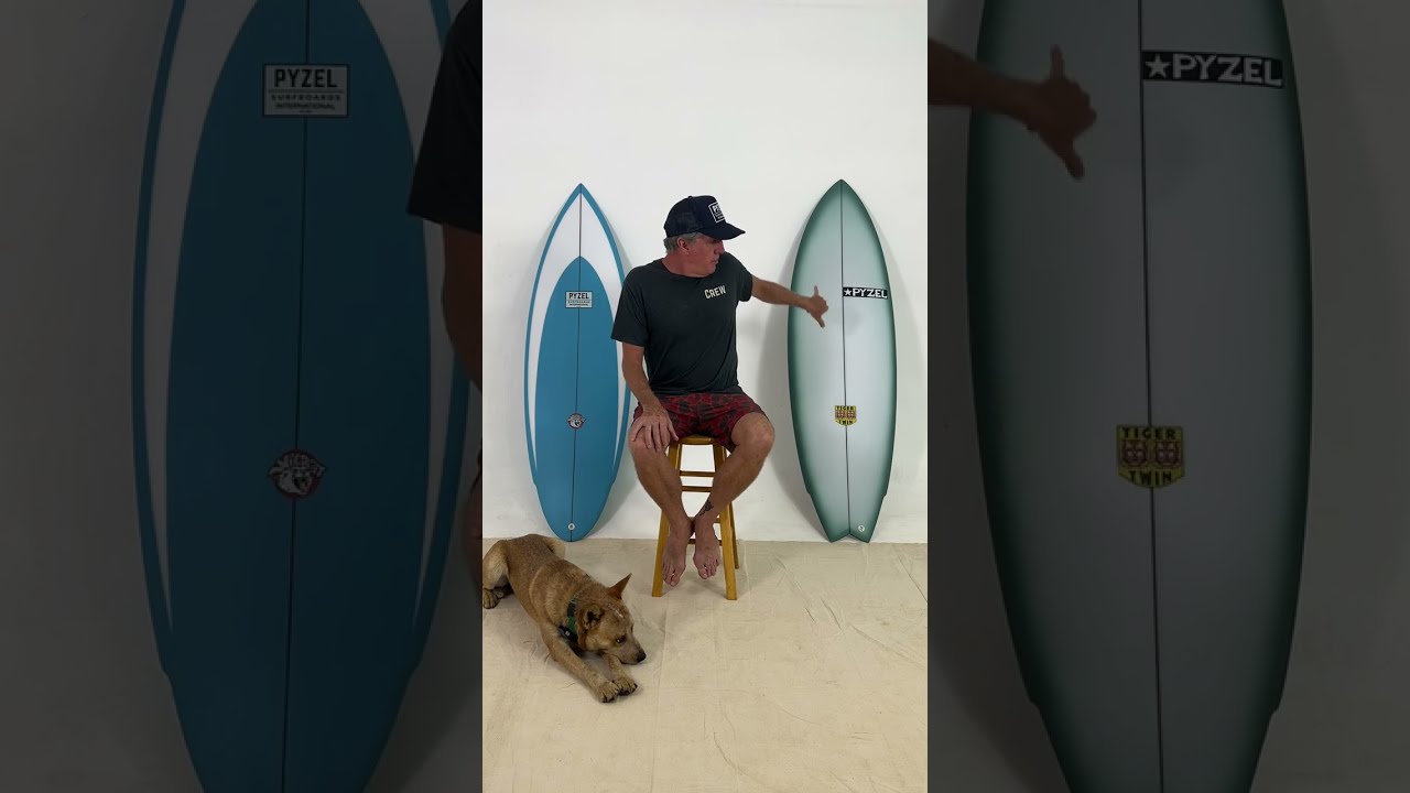 Wildcat VS Tiger Twin - Comparing Pyzel Twin Fins with Jon – Pyzel