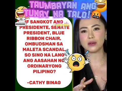 CATHY BINAG VS BUWAYA: REMULLA OMBUDSMAN DAWIT SA MALETA SCANDAL!#funny#comedy#jokes#foryou#shorts