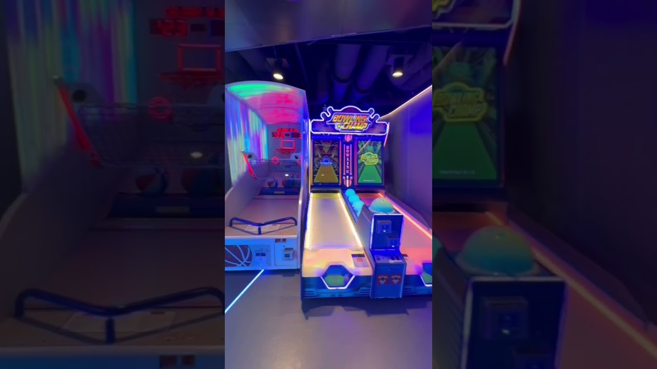 MSC Seashore has an arcade packed with fun and games