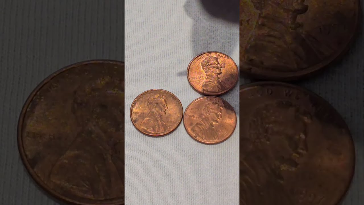 1997 LINCOLN MEMORIAL PENNY COINS AMERICA Americancurrency Collection Coincollecting Money