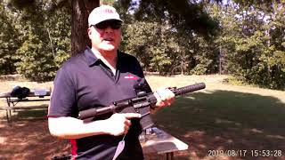 Griffin M4 SD2 silencer on AR-15 Pistol with a Franklin BFS III Triger