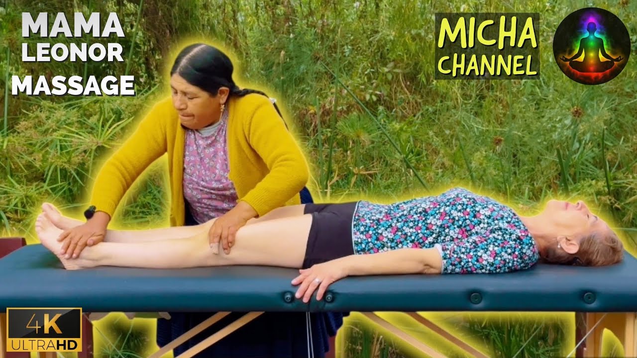 Full body massage and energy cleansing with ASMR sounds by Mama Leonor for sleep