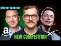 Amazon Competes With Nvidia, SpaceX Falls, Investors Buy Semis | Market Monitor