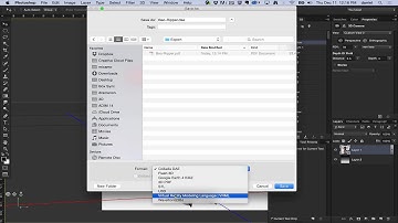 Photoshop - 3D Menu - Export 3D Layer