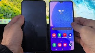Como encender un samsung A23 sin el boton de encendido | Prender samsung A23 sin el boton de encen