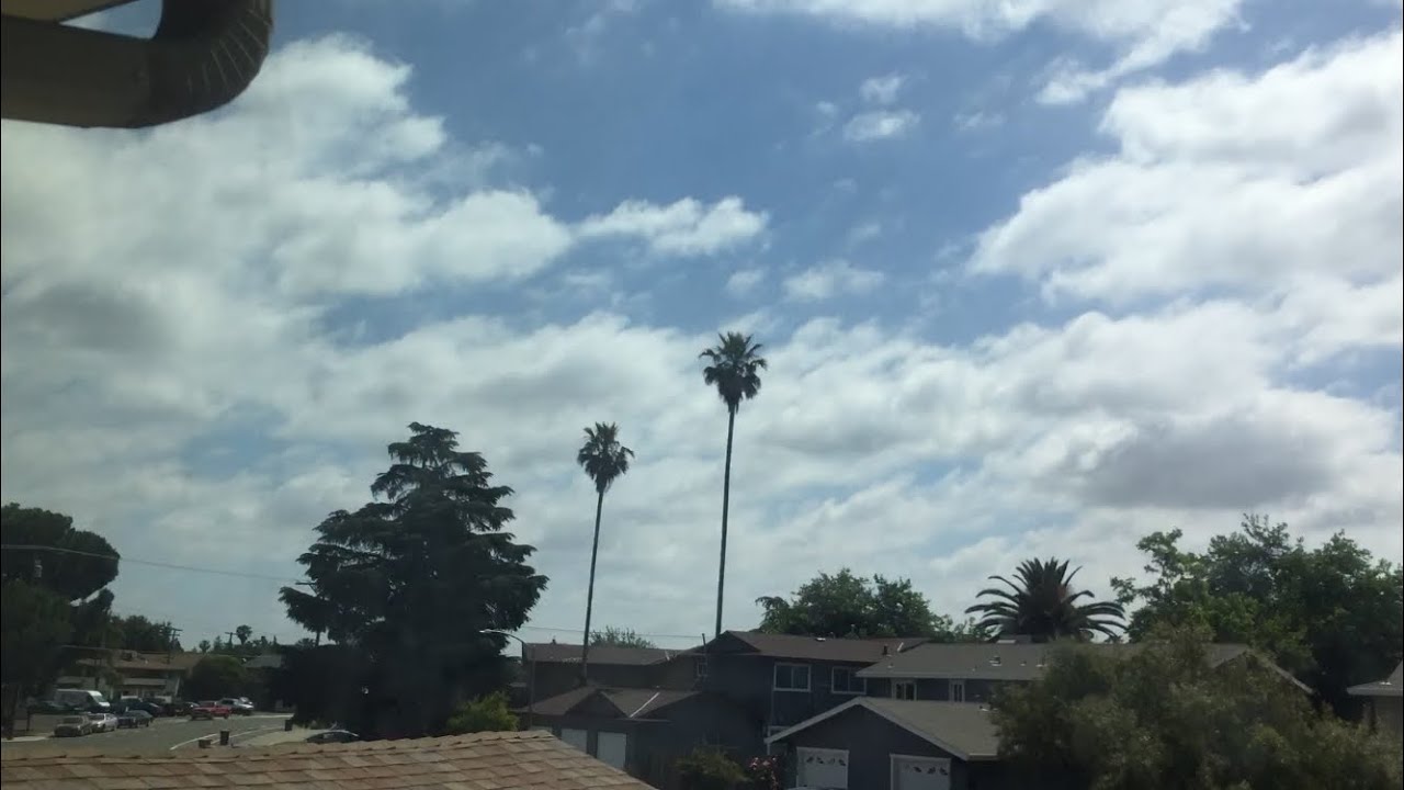 Partly Cloudy Time Lapse 8:39am To 8:51pm May 28, 2019 - YouTube