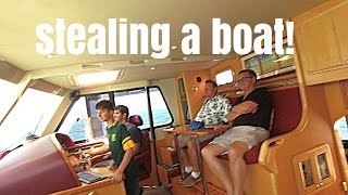 Ron &  Frank Steal a Boat!  Featuring HCG!