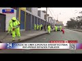 Alcalde de Lima supervisa operativo para recuperar espacios públicos en Las Malvinas
