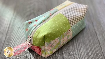 How to Make a Patchwork Pouch | a Shabby Fabrics Tutorial